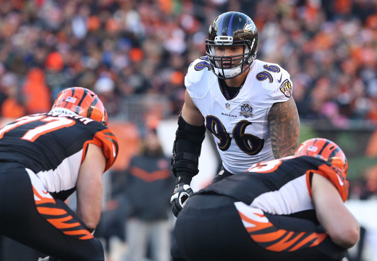 Ravens DL Brent Urban looks to be donning new number as OTAs begin