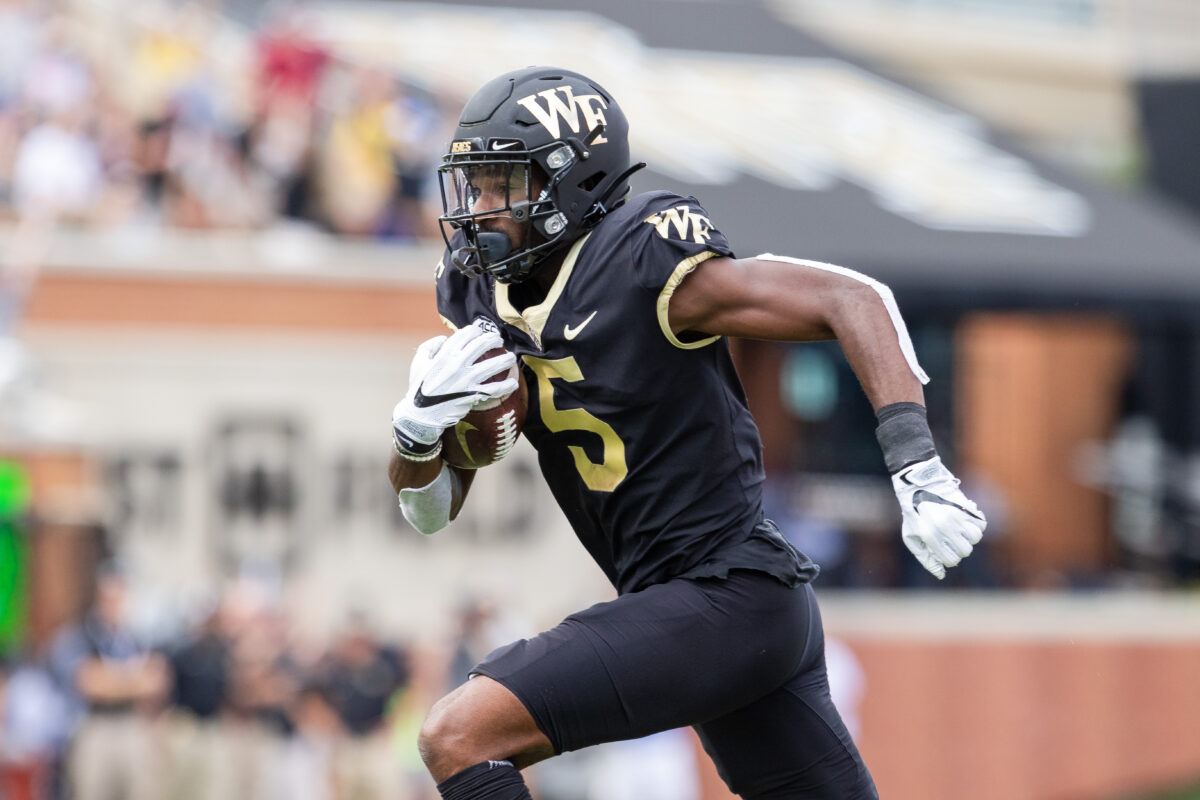 Wake Forest WR Jaqaurii Roberson looks to impress Cowboys enough to keep him