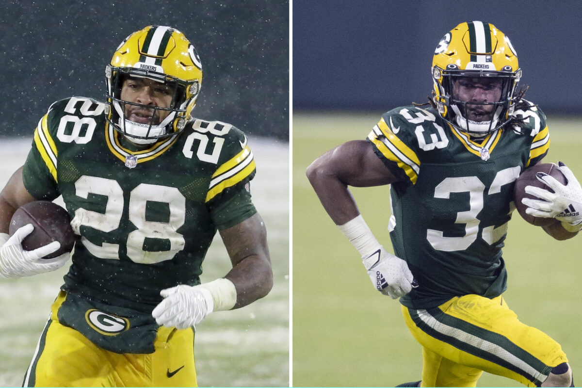 Poll: Who gets more touches in 2022, Aaron Jones or A.J. Dillon?