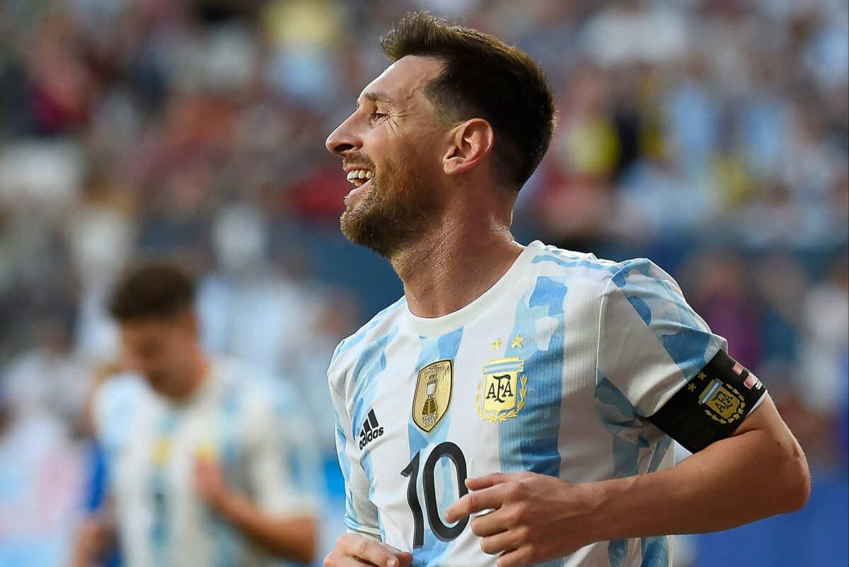 Lionel Messi dropped five goals on poor Estonia