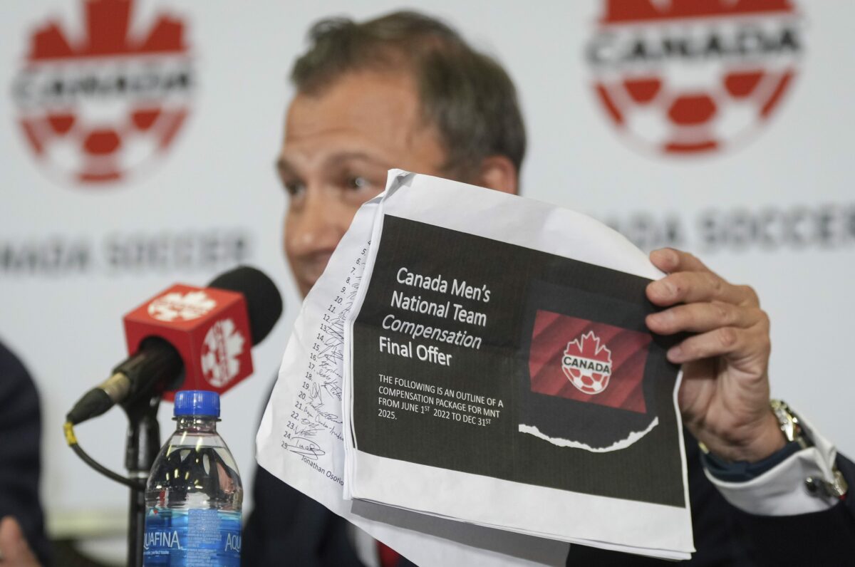 Canada says Nations League match vs. Curaçao will happen