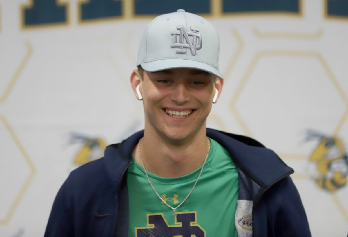 Lloyd Carr’s grandson chooses Notre Dame, not Michigan