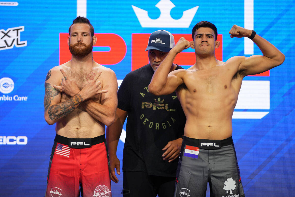 Photos: 2022 PFL 4 Ceremonial weigh-ins and faceoffs