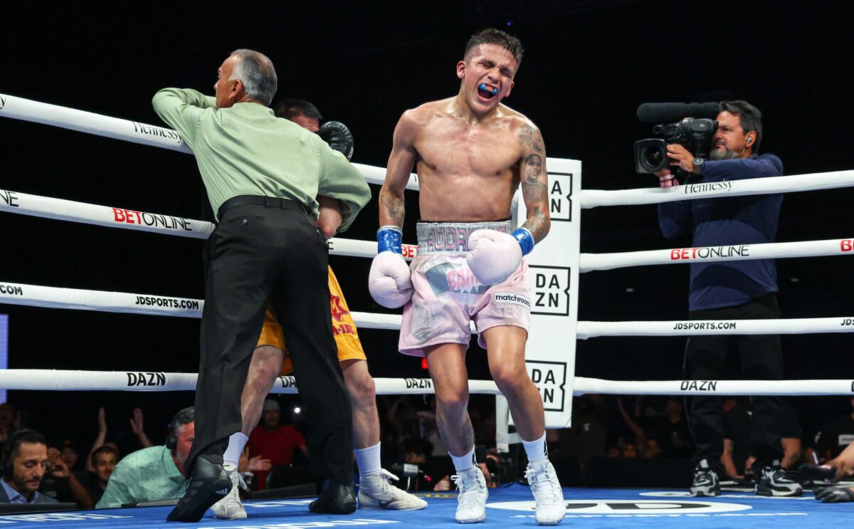 Jesse Rodriguez scores stunning eighth-round KO of Srisaket Sor Rungvisai