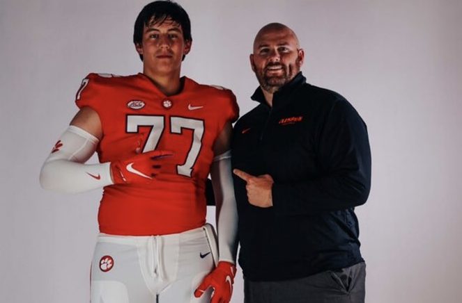 Clemson makes top group for highly regarded OL prospect