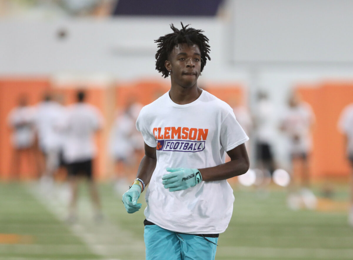Local wideout gaining traction on recruiting trail, shows off talent at Swinney Camp