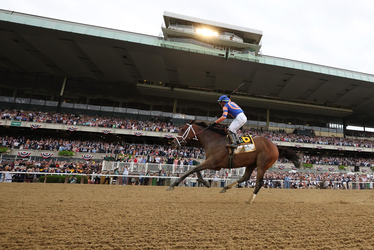 Belmont Stakes Day betting was way down compared to last year’s record number