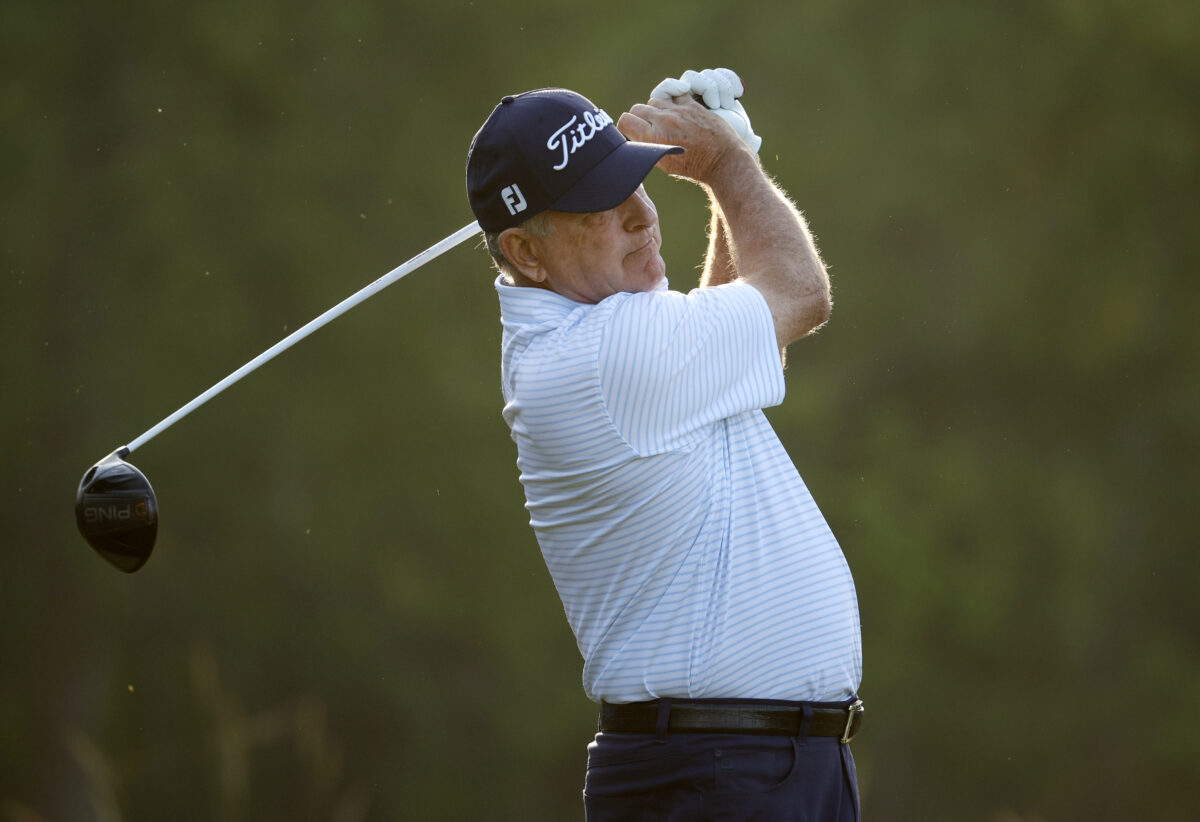 Jay Haas beats his age, shares first-round lead with Mark Hensby at 2022 U.S. Senior Open