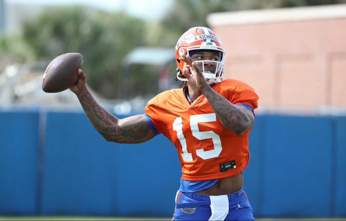 WATCH: Anthony Richardson threw a bomb at the Manning Passing Academy