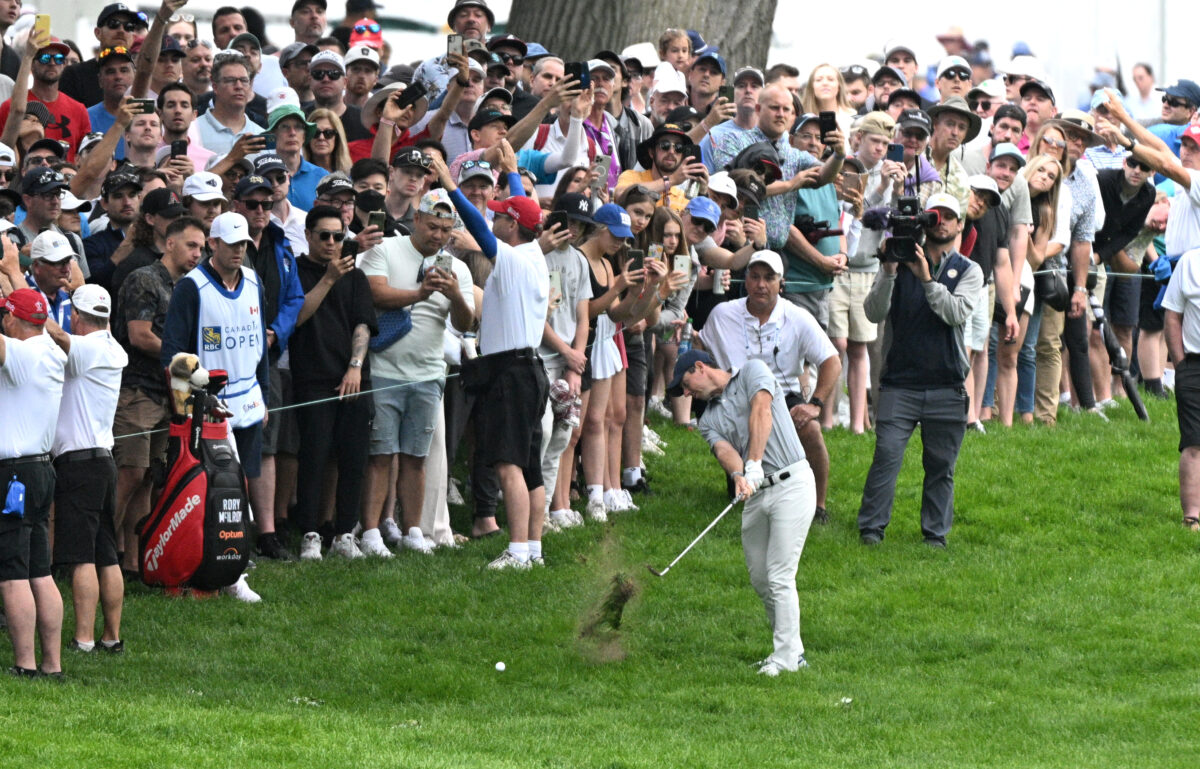 Raucous scene as Rory McIlroy, Tony Finau share lead at PGA Tour’s RBC Canadian Open