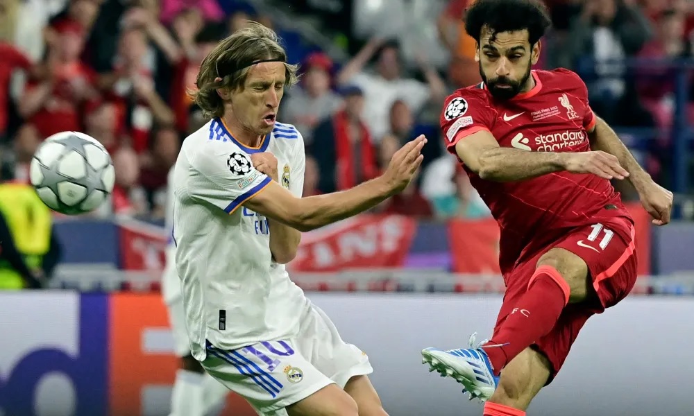Luka Modric troleó durísimo a Mohamed Salah después del final del Champions League