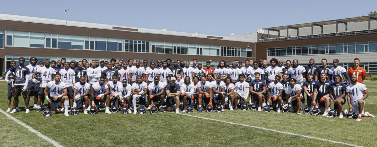 Every Bears player wore Brian Piccolo’s retired No. 41 jersey during practice on 52nd anniversary of his death