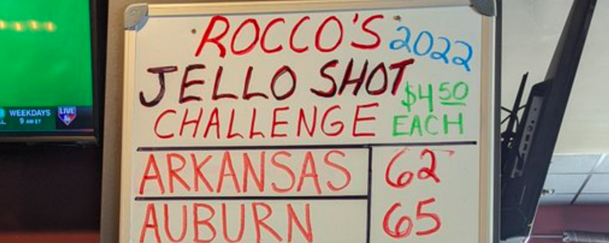 Rocco’s Jell-O shot counter is one of the College World Series’ finest traditions