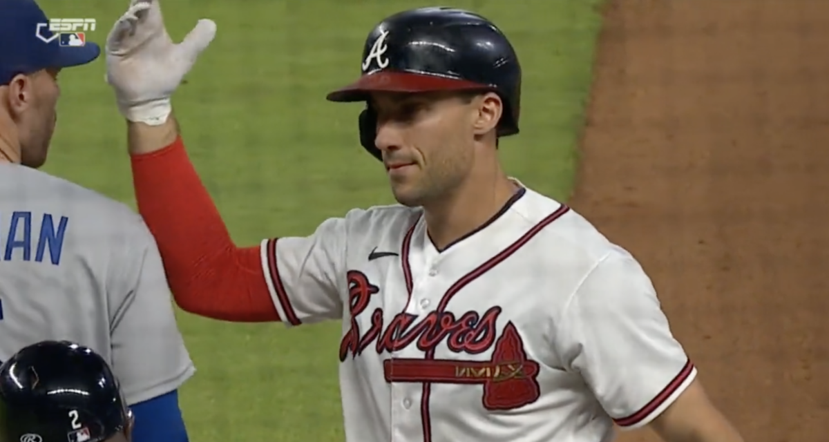 Matt Olson hit Freddie Freeman with a ‘sword’ celebration and MLB fans thought it was hilarious