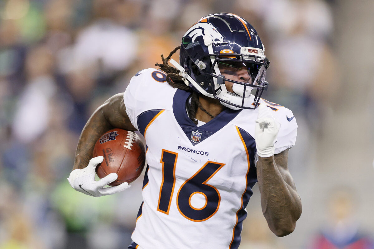 Broncos WR Tyrie Cleveland gets good news after scary injury
