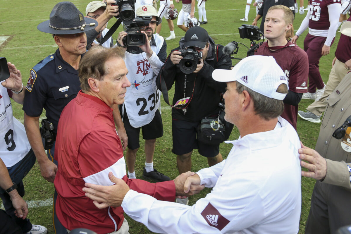 Jimbo Fisher on Nick Saban fued: ‘It’s over with’