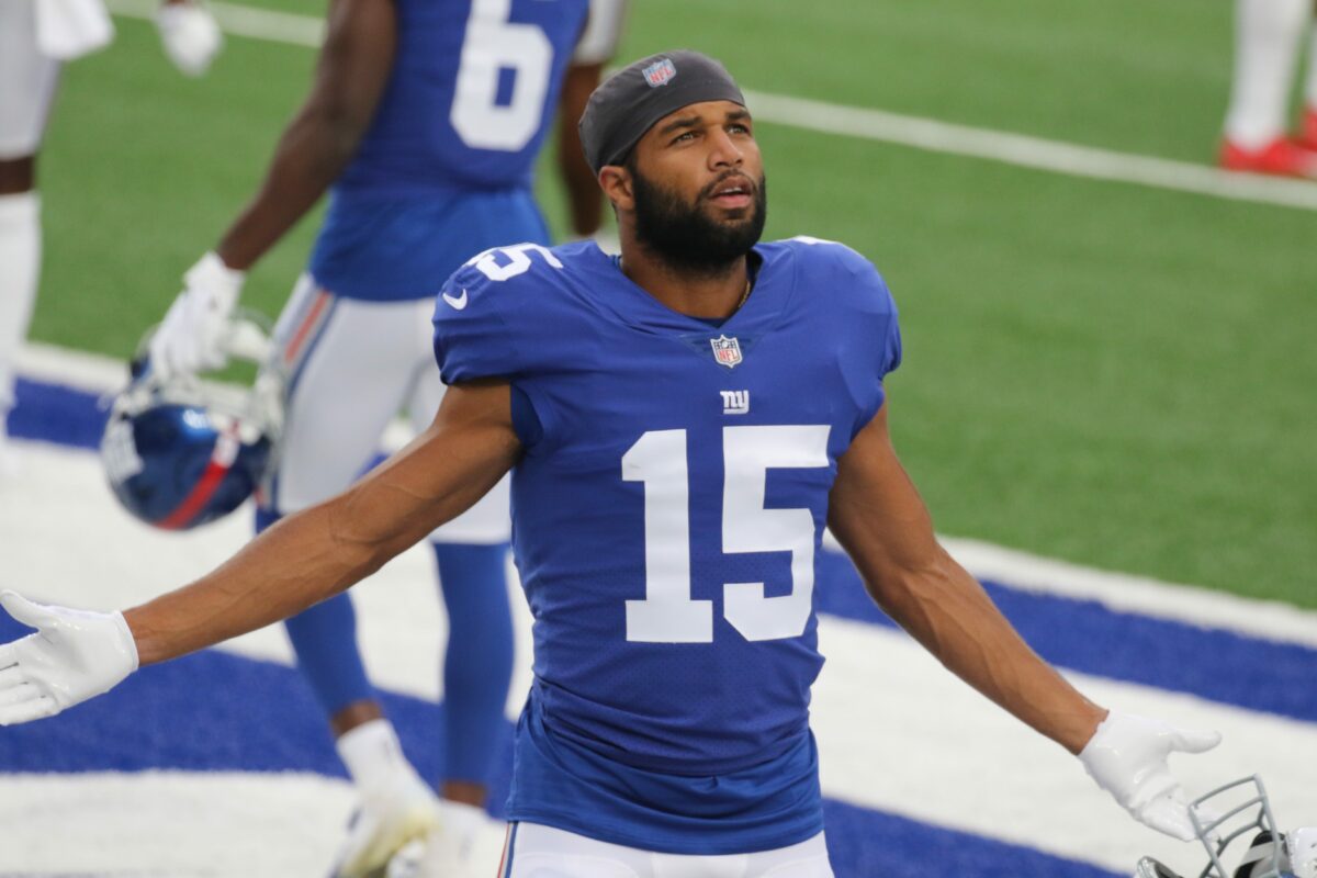 Golden Tate switches positions…to center field
