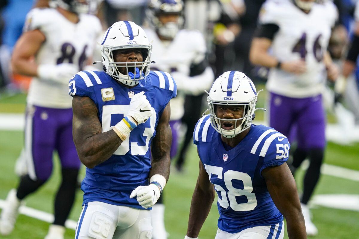 Colts LB corps ranked second-best in NFL