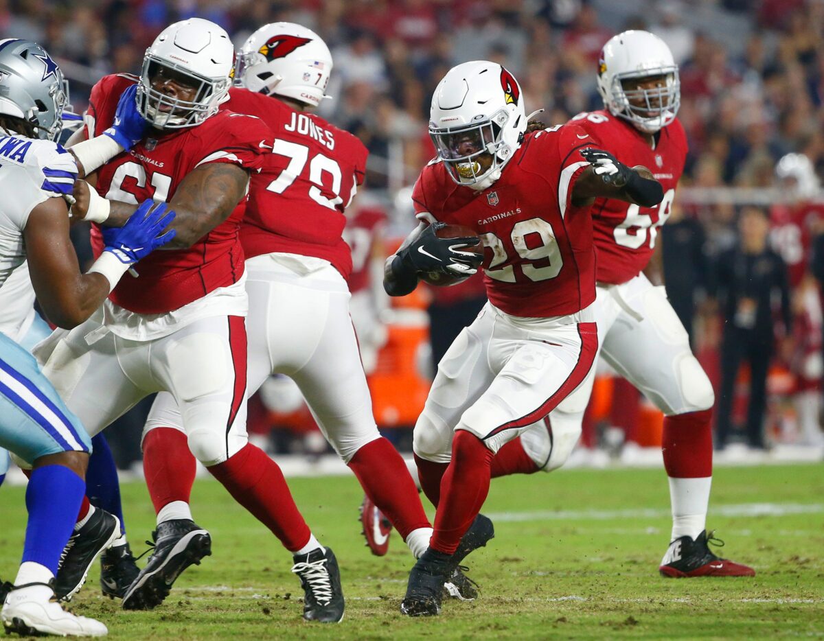 Cardinals’ RB room basically has 2 open spots for final roster