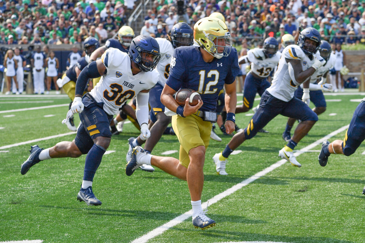 Watch: Notre Dame quarterback expectations for 2022