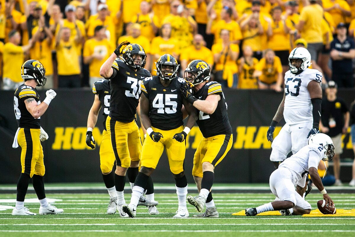 Iowa Hawkeyes’ 2022 Big Ten schedule ranked ninth-most difficult among league’s teams
