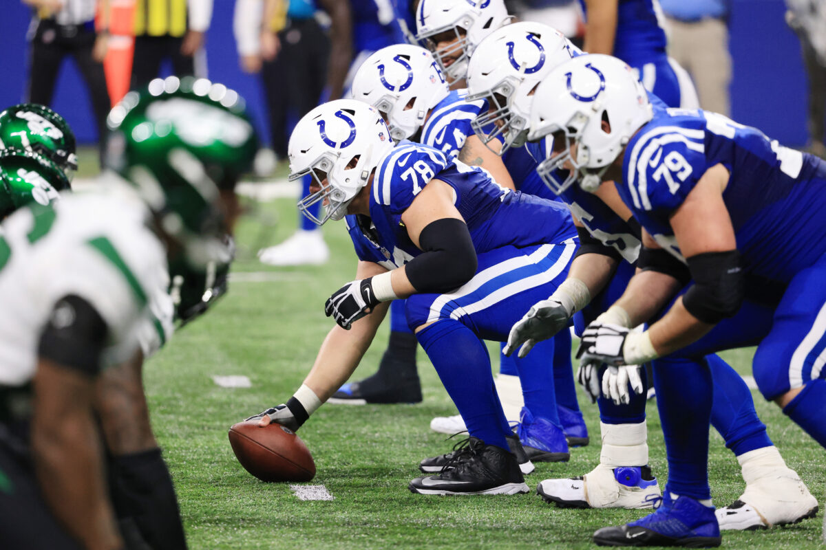 Colts offensive line ranked 10th in NFL