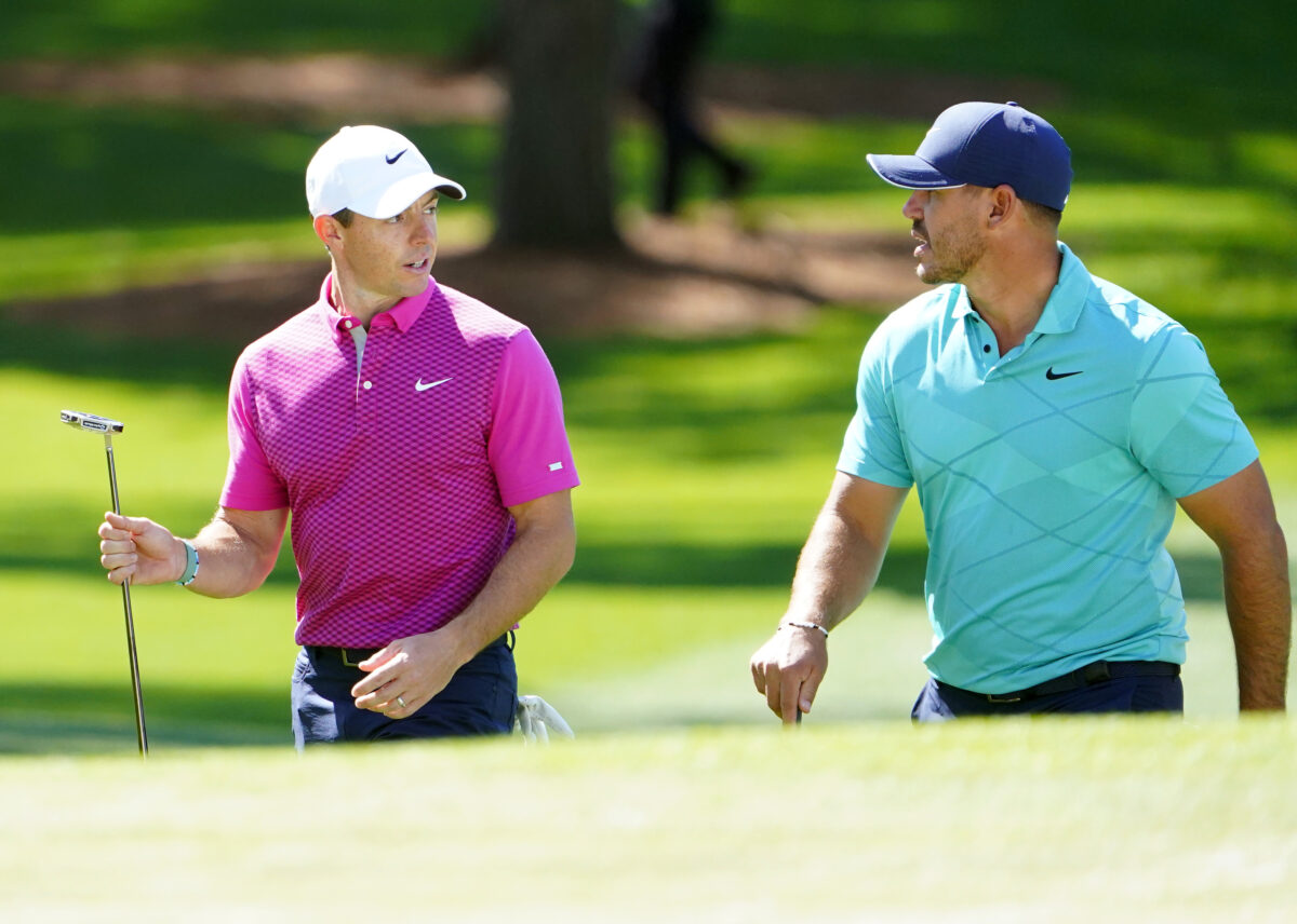 ‘It’s pretty duplicitous on their part’: Rory McIlroy was surprised Brooks Koepka is leaving PGA Tour for LIV Golf