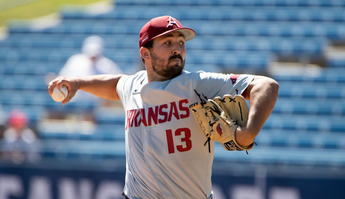 One down, one to go: Arkansas beats North Carolina in Game 1 of Supers