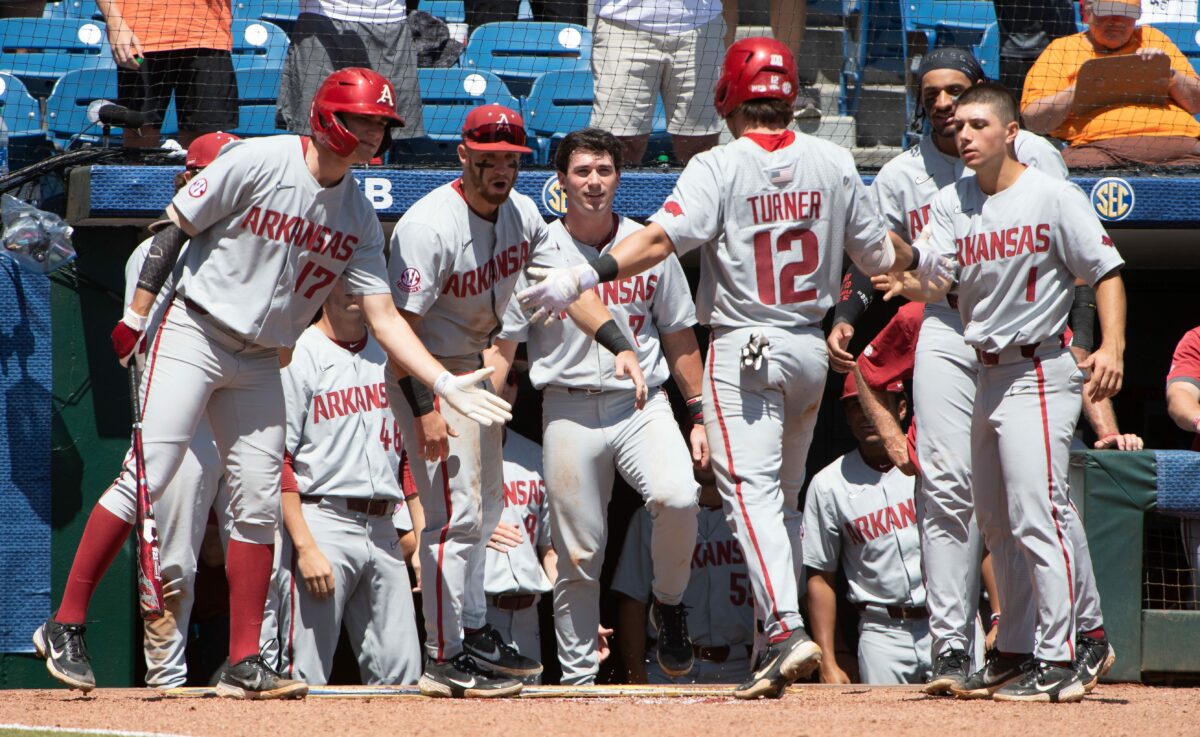 Solid production at the plate lifts Arkansas over Grand Canyon