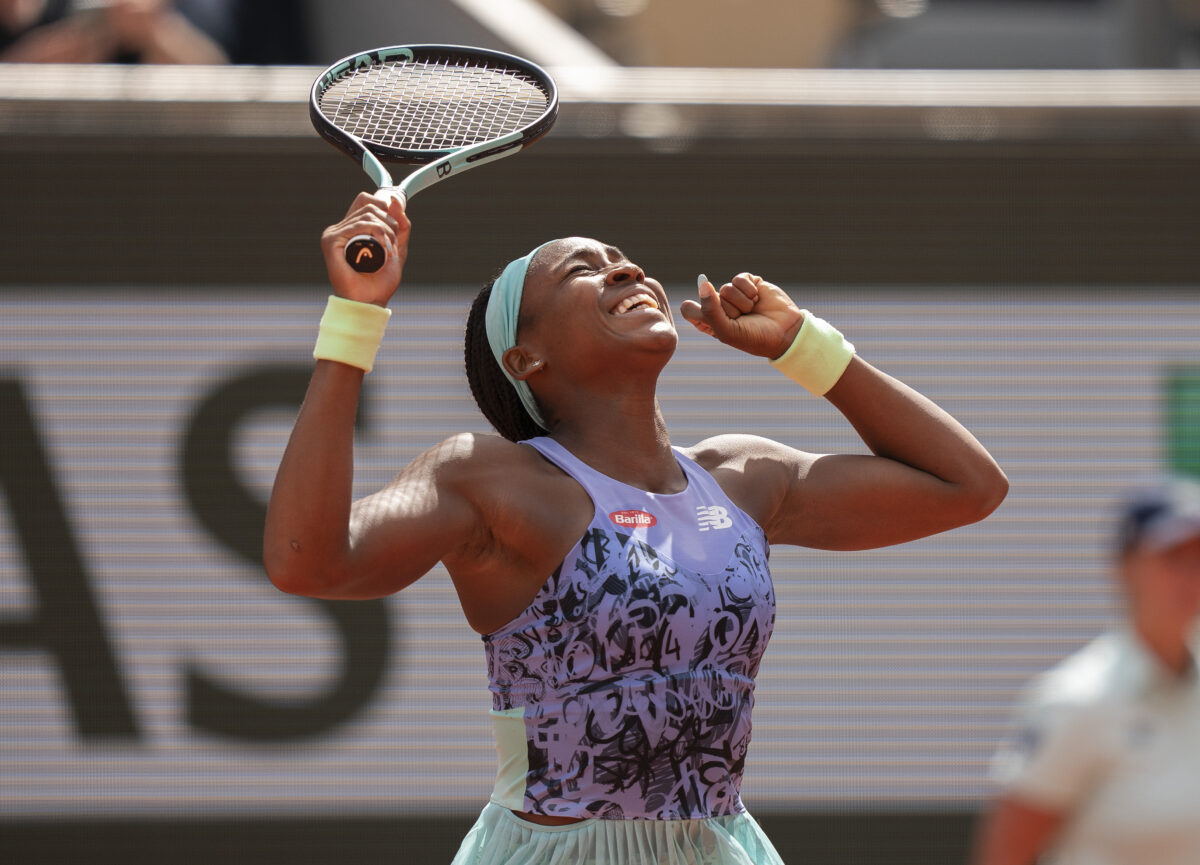Coco Gauff’s run to the French Open final in images