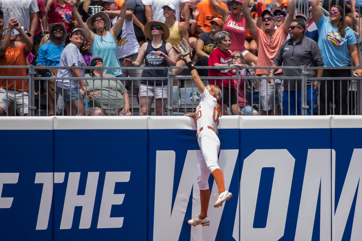 LOOK: Photos from Texas softball’s exciting World Series run thus far