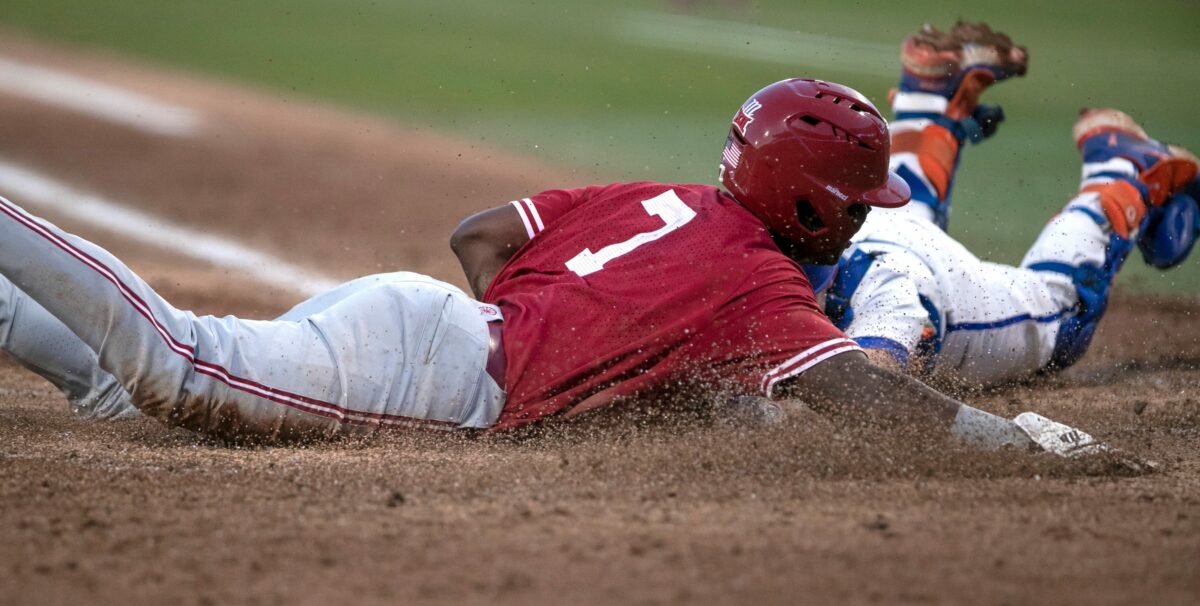 Sooners one win away from Omaha after 5-4 win against Virginia Tech