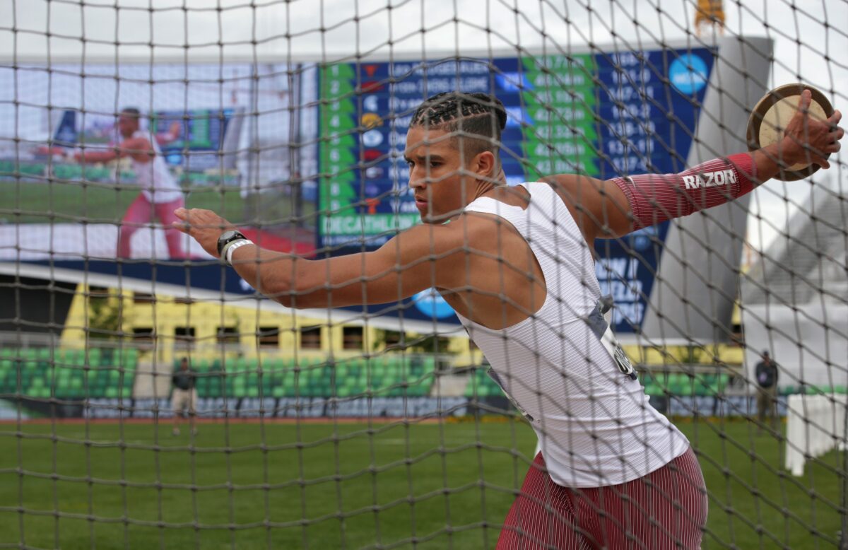 Arkansas gets a track-and-field national champion