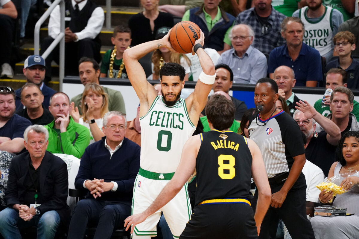 ‘It’s not going to be easy,’ says Celtics’ Jayson Tatum of beating the Golden State Warriors in the NBA Finals