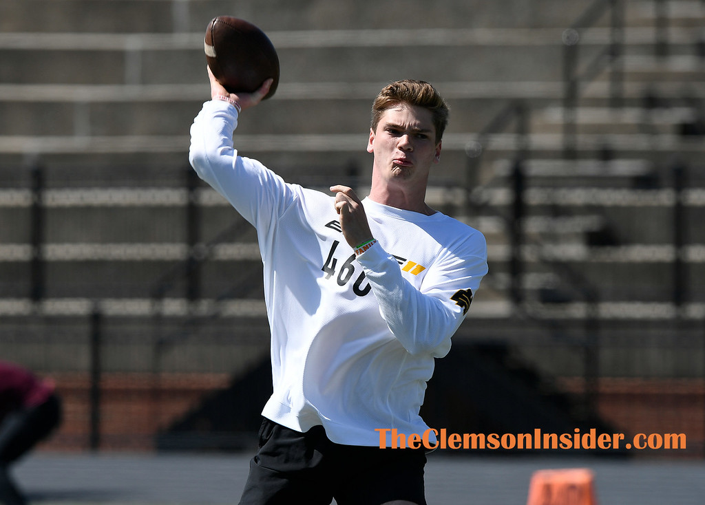 Check out this impressive throw from Clemson’s 5-star QB commit