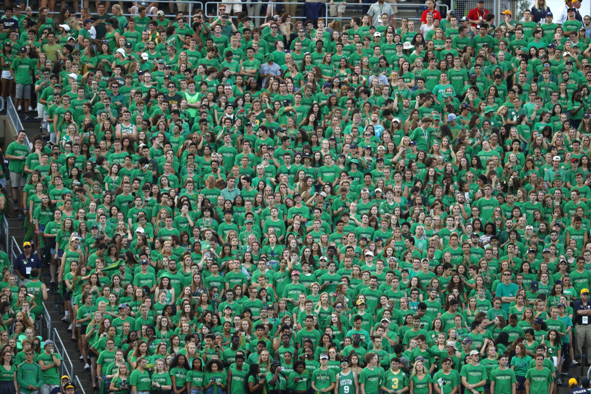 Notre Dame Football announces when the Irish will wear green in 2022