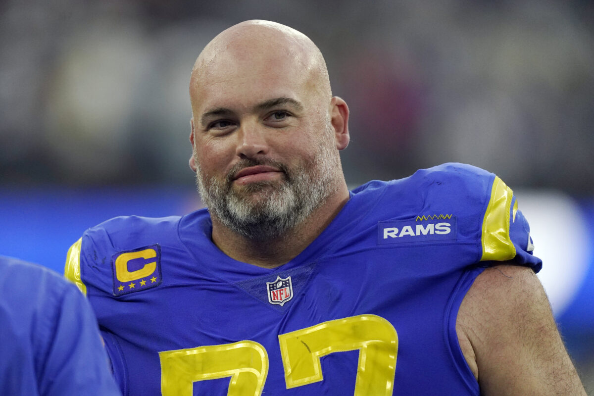 Report: Andrew Whitworth, Aqib Talib expected to be part of Amazon’s TNF coverage