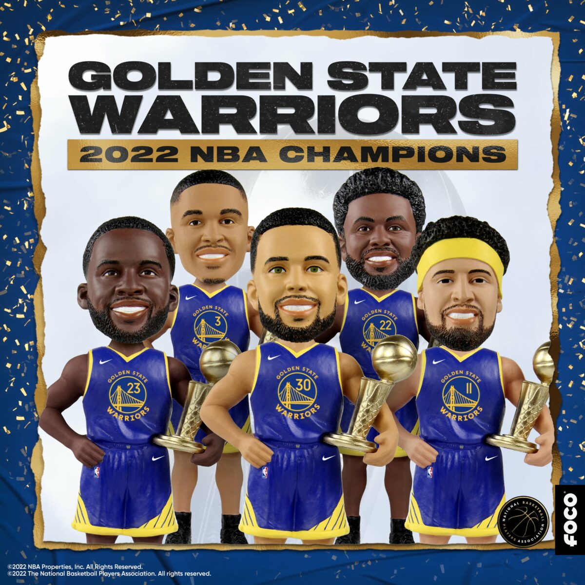 Golden State Warriors NBA Championship gear, celebrate your Warriors with this select gear from FOCO