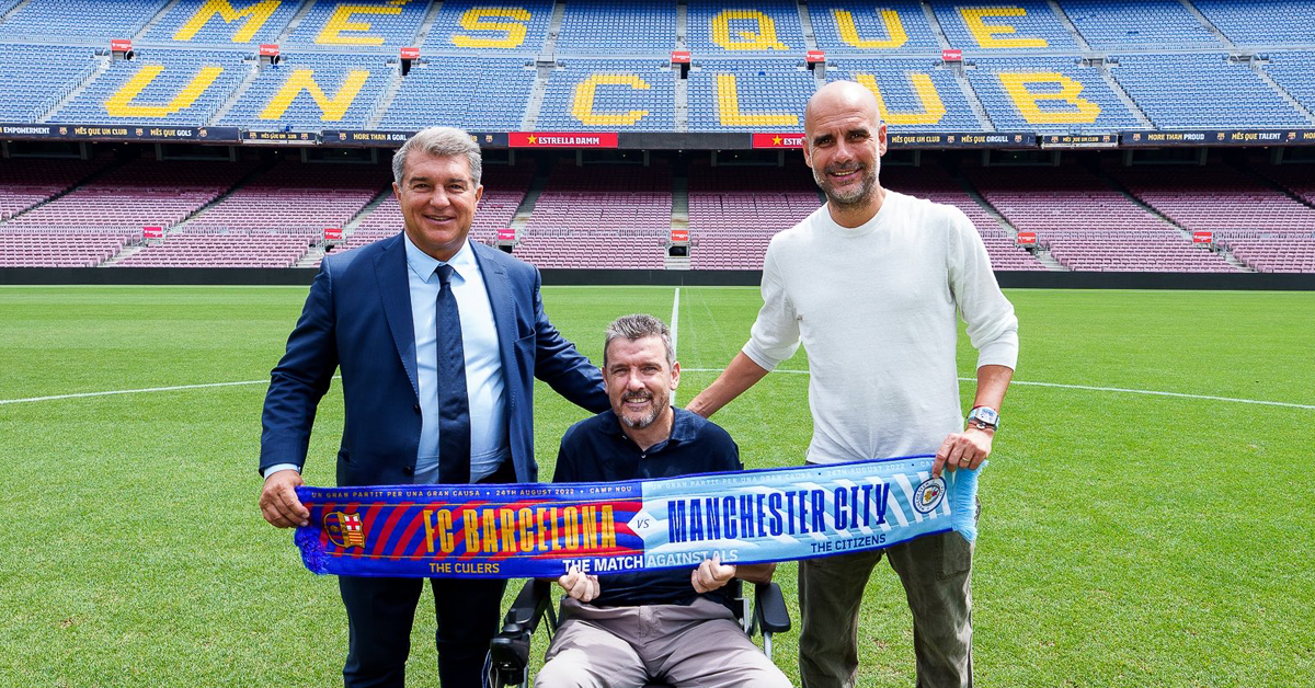 Pep Guardiola de regreso en el Camp Nou nos hizo el día
