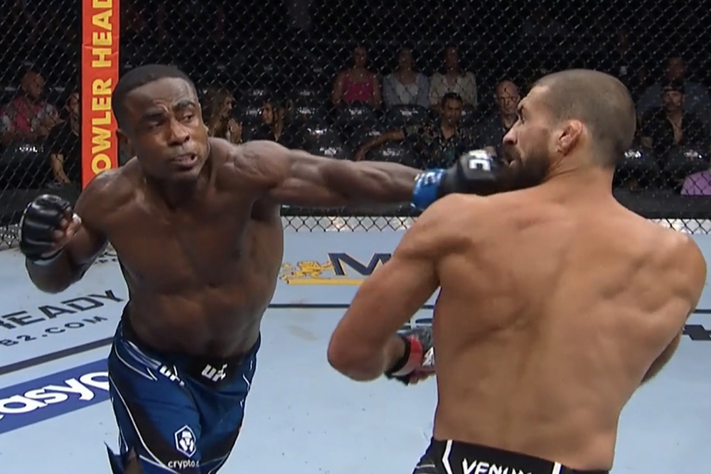 Video: Jeremiah Wells puts Court McGee out cold for fifth straight finish