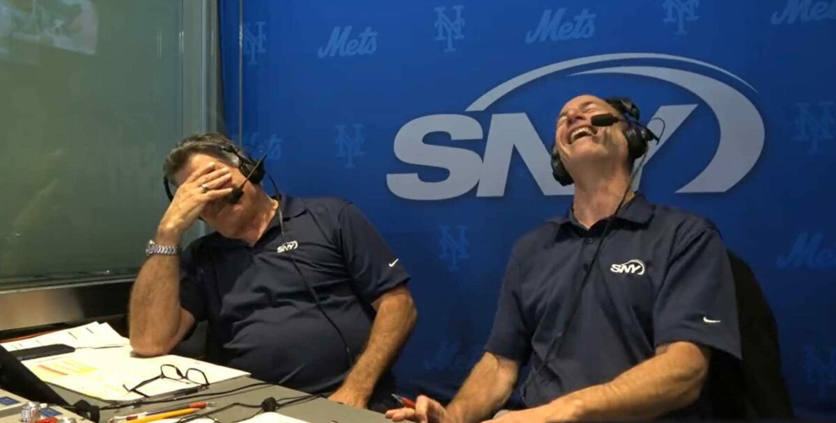 The Mets’ booth had the most ridiculous NSFW-ish talk about strokes that had them in stitches