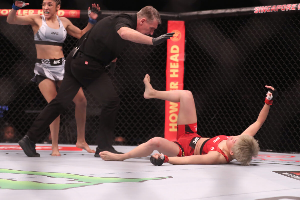Silvana Gomez Juarez def. Na Liang at UFC 275: Best photos