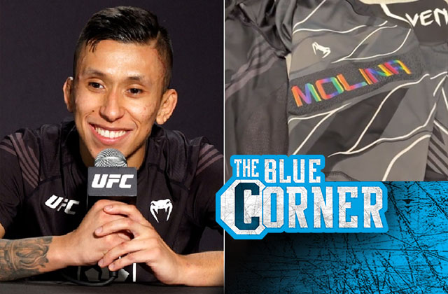 UFC fighter Jeff Molina publicly supports Pride Month, is mistaken for being gay, and is cool about it