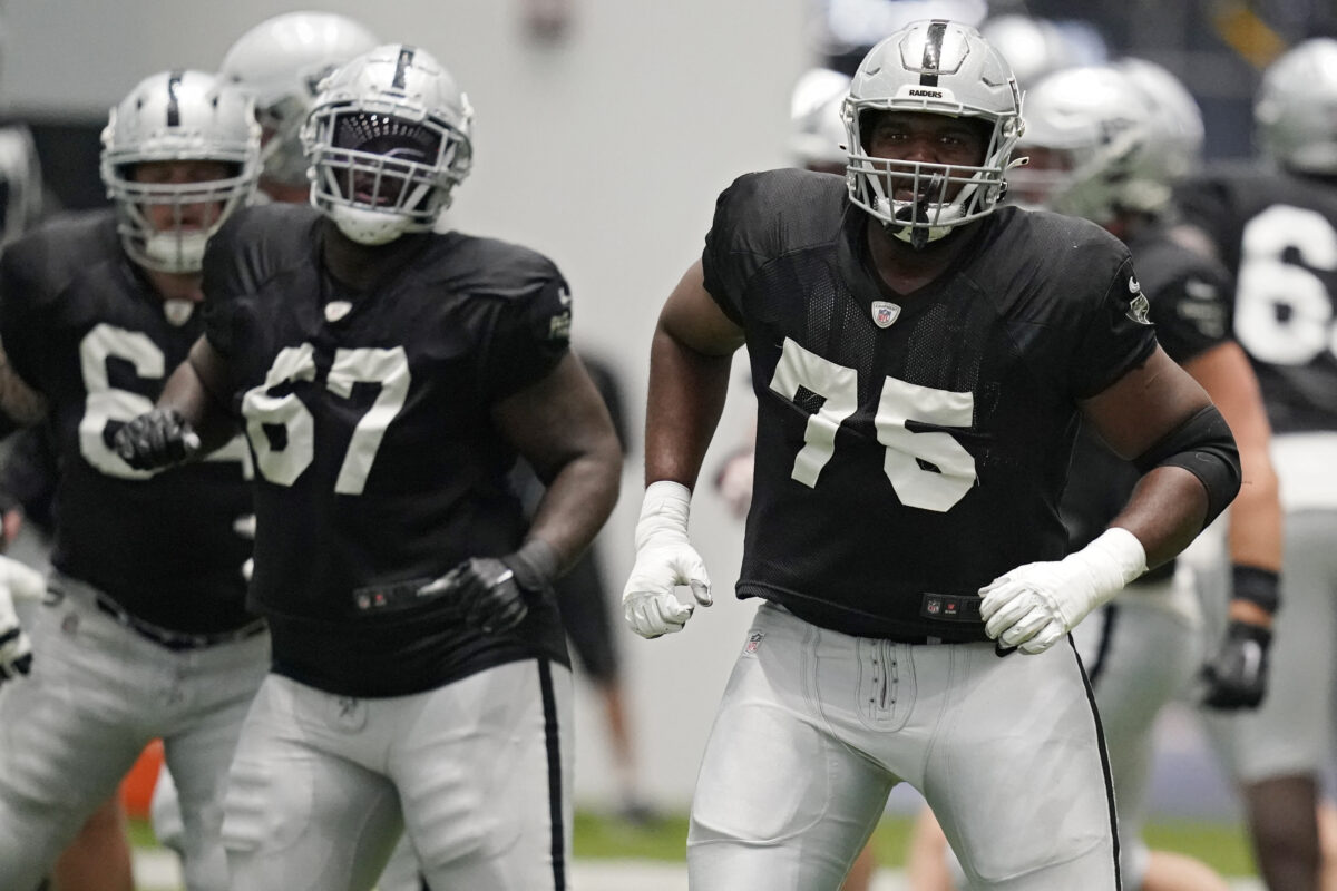 Day 2 of Raiders minicamp brings some shuffling at right tackle