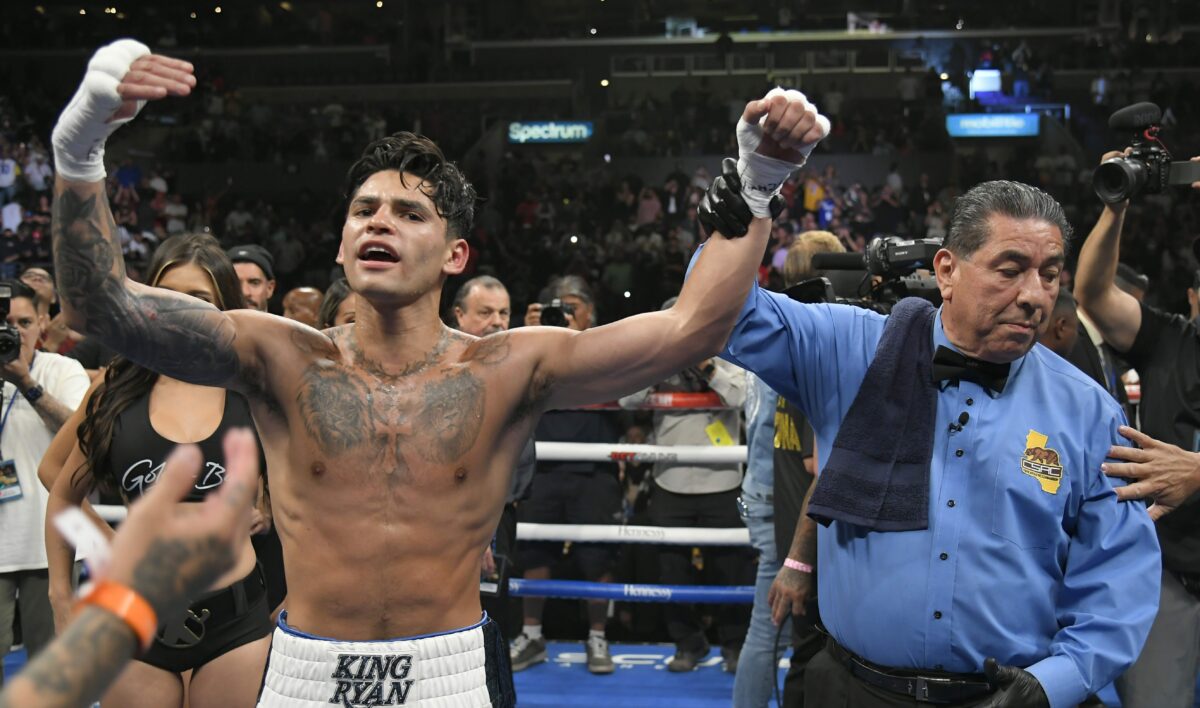 Photos: Ryan Garcia’s spectacular sixth-round knockout of Javier Fortuna