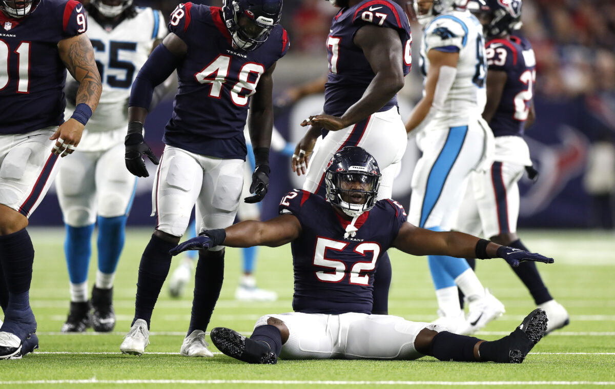 Texans coach Lovie Smith says success starts with the defensive line