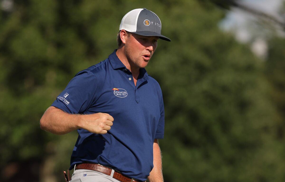 ‘This is my purpose’: Trey Mullinax earns first PGA Tour win at 2022 Barbasol Championship, punches ticket to Open Championship