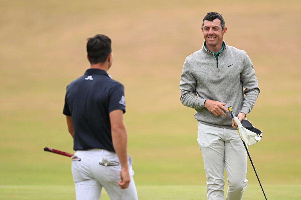 2022 British Open: Rory McIlroy and Viktor Hovland separate from the field except for each other