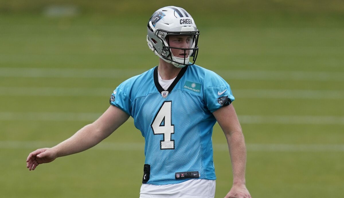 Panthers waive QB Davis Cheek after making Baker Mayfield trade official