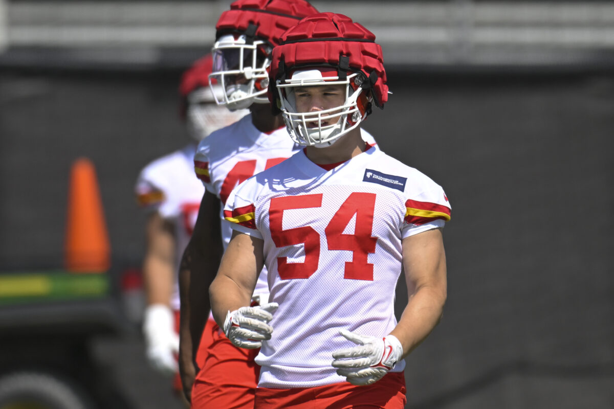 Chiefs rookie LB Leo Chenal eager for pads to come on at training camp